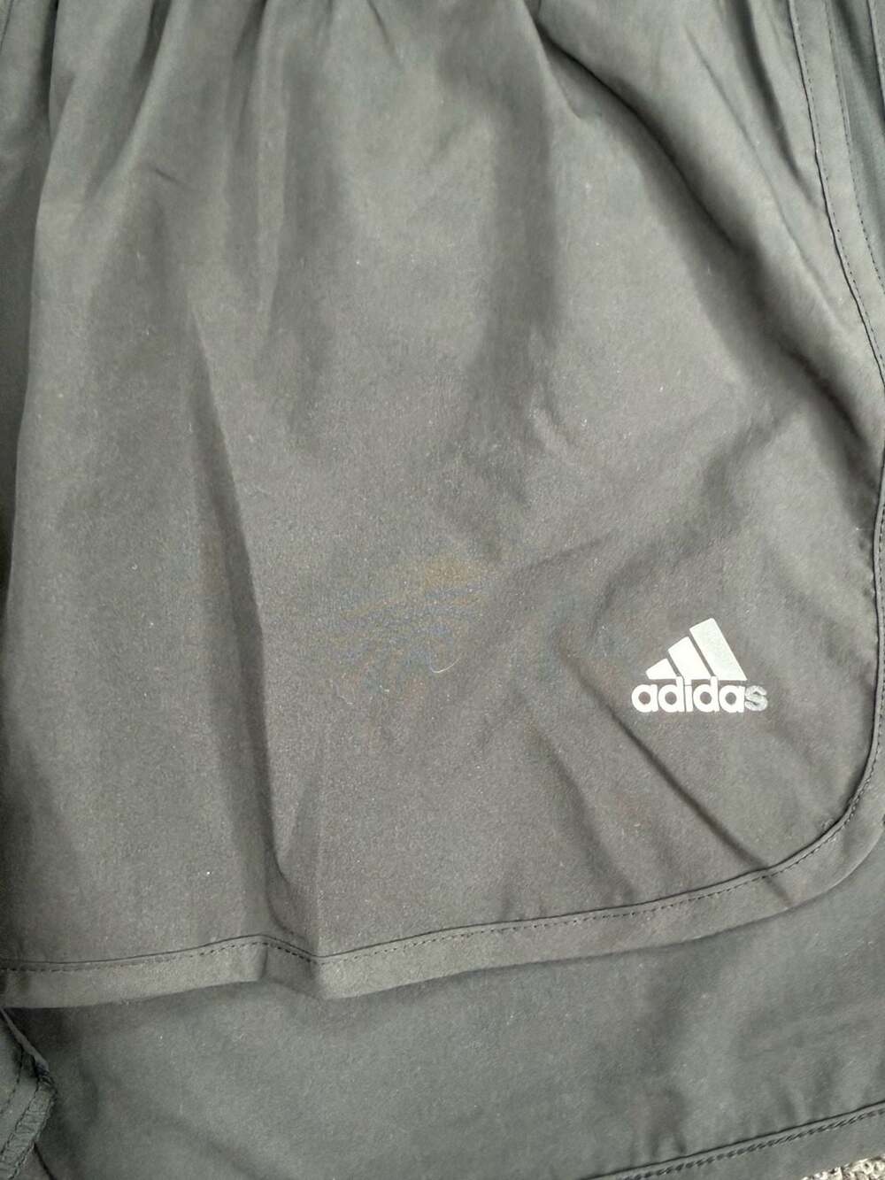 Adidas Running Shorts Gray Athletic Sports Sz. L - Picture 4 of 4